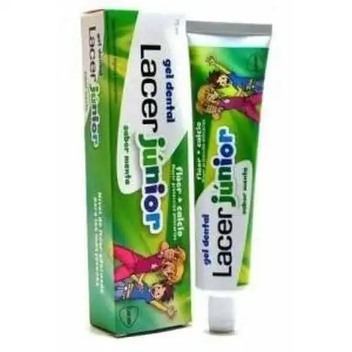 Lacer JUNIOR GEL DENTIFRICO MENTA 75 ml Pasta De Dientes - lacer - Comparador de precios