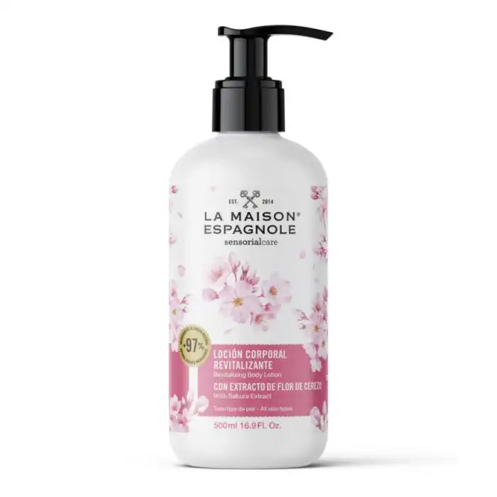 Loción Corporal Revitalizante con Extracto de Flor de Cerezo 500 ml - La Maison Espagnole - Comparador de precios