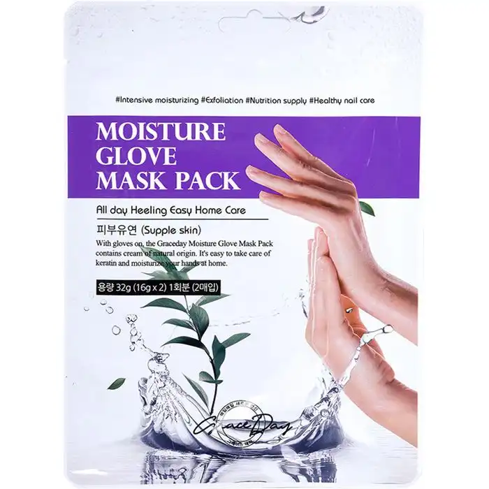Mascarilla para Manos Moisture Glove Mask Pack (Supple Skin) 32 gr - Grace Day - Comparador de precios