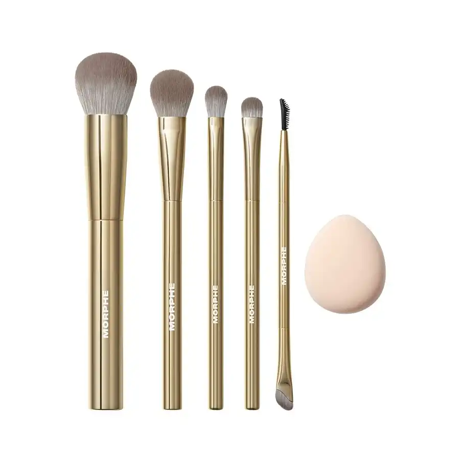 Morphe - Holiday Collection Compose Yourself 6-Piece Brush & Tool Set Brochas para base de maquillaje 1 pieces 1 Pieza - Morphe - Comparador de precios