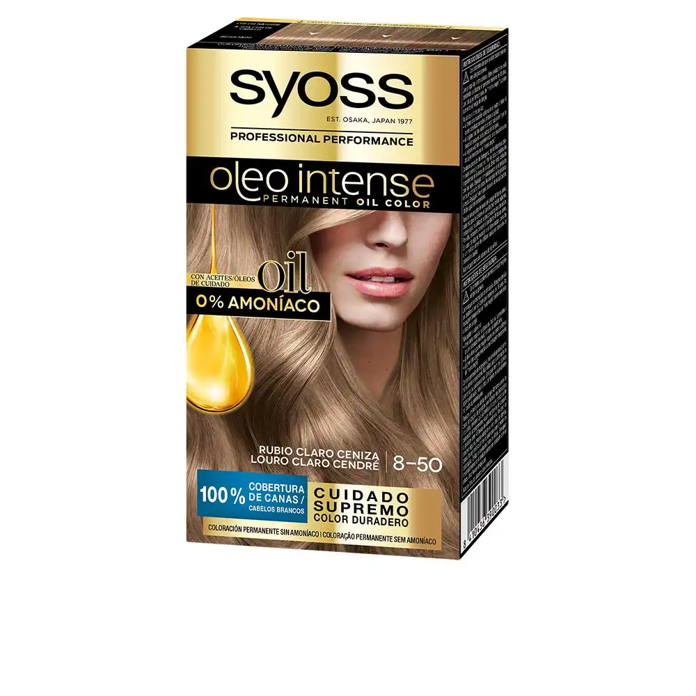 Olio Intense tinte sin amoniaco #8.50-rubio ceniza - Syoss - Comparador de precios