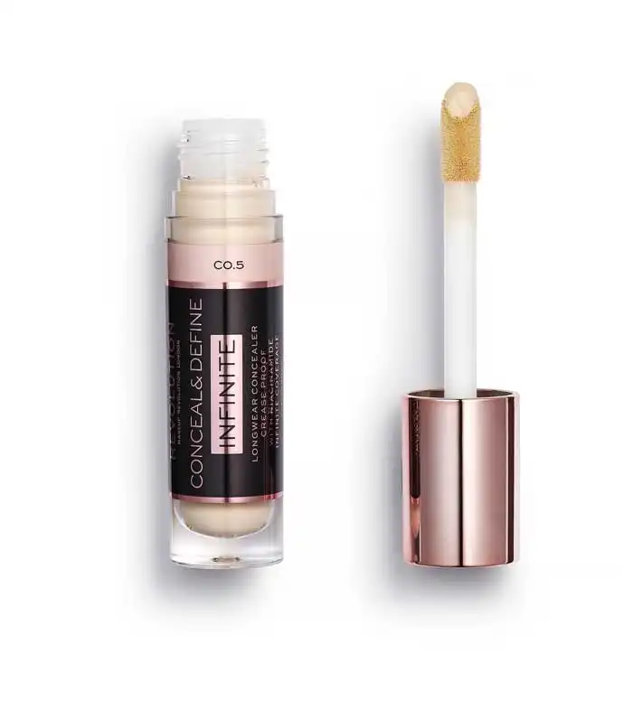 Revolution - Corrector líquido Conceal & Define Infinite XL - C0.5 - Makeup Revolution - Comparador de precios