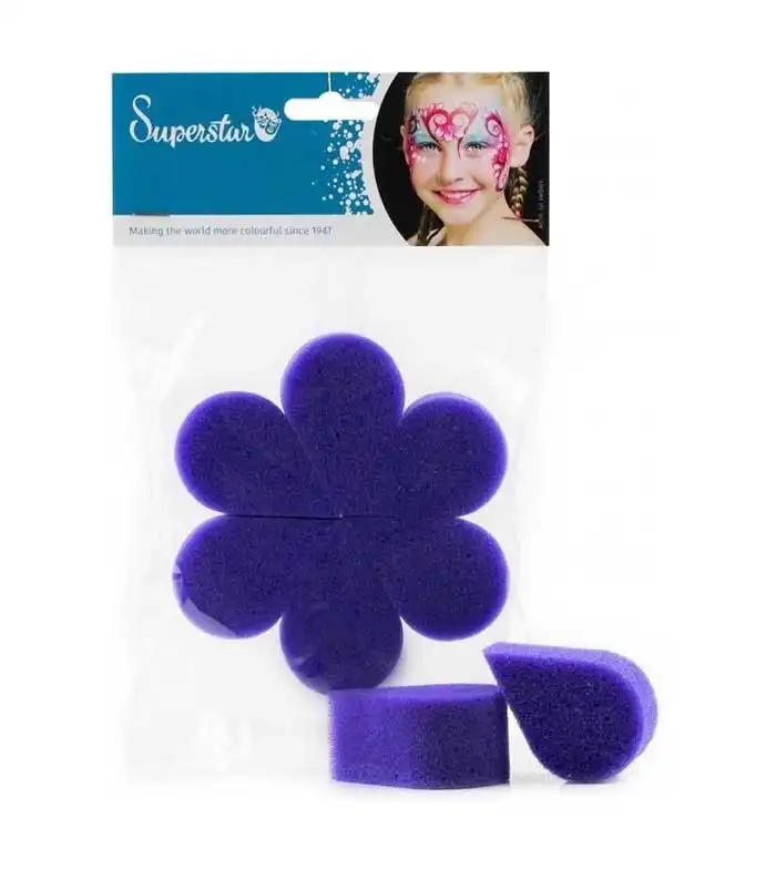 Superstar - Pack de 6 esponjas para Aquacolor - Eco Butterfly - Superstar - Comparador de precios