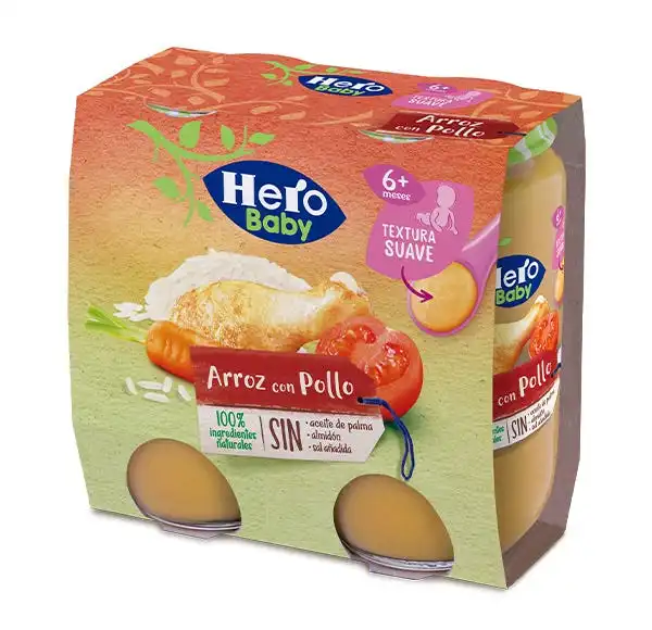 Tarritos Arroz Con Pollo - HERO - Comparador de precios