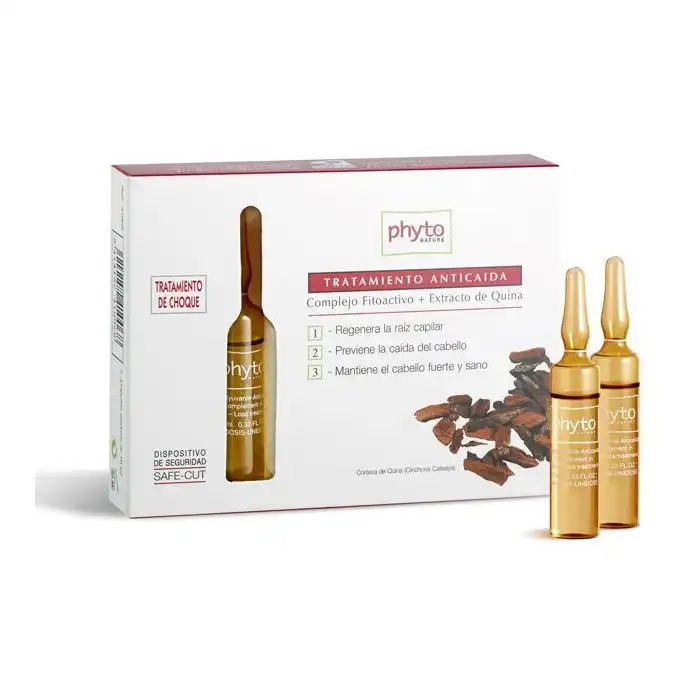 Tratamiento Anticaída en Ampollas con Quina - Phyto Nature - Comparador de precios