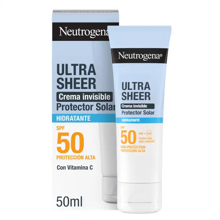 Ultra Sheer Crema Invisible Hidratante SPF50 50 ml - Neutrogena - Comparador de precios