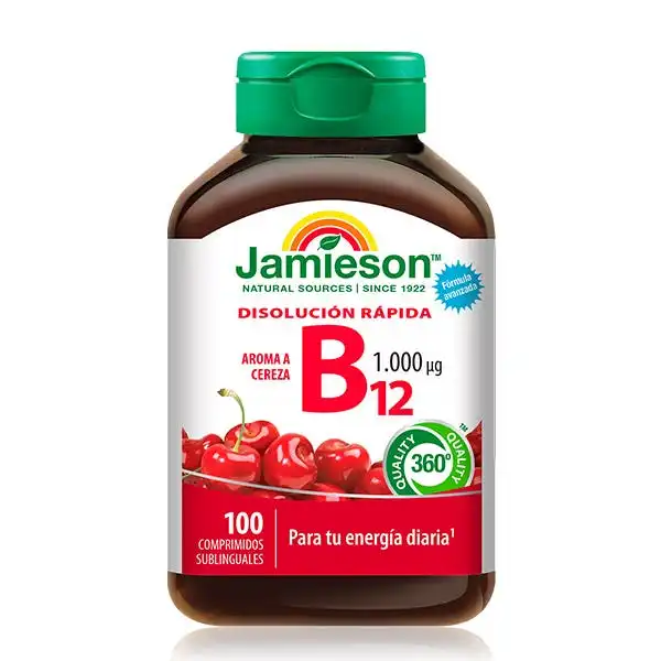 Vitamina B12 Aroma Cereza - JAMIESON - Comparador de precios
