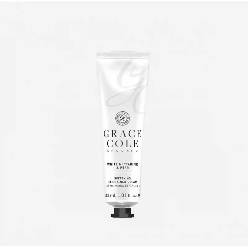White nectarine & pear softening hand & nail cream 30ml - Grace Cole - Comparador de precios
