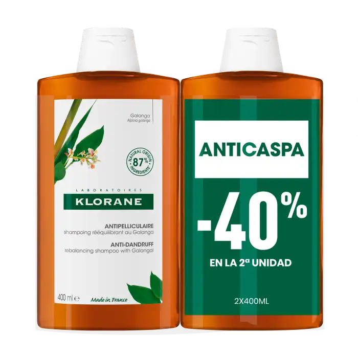 ¡26% DTO! Champú Anticaspa Galanga 400 ml - Klorane - Comparador de precios