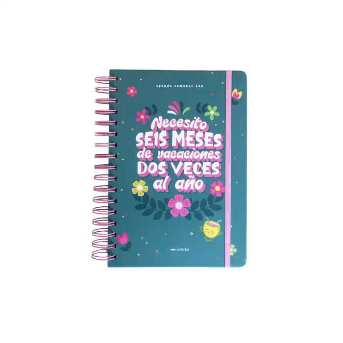 ¡34% DTO! Agenda Anual Necesito 6 meses de vacaciones - Puterful by Primor - Comparador de precios