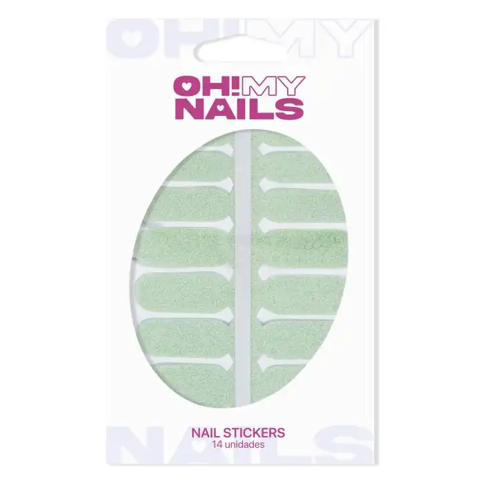 ¡43% DTO! Oh My Nail Stickers Green Glitter - You Are The Princess - Comparador de precios