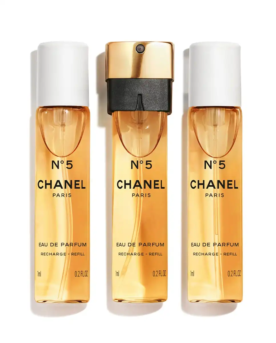 CHANEL N°5 TWIST AND SPRAY SET DE RECARGAS EAU DE PARFUM 3X7ML - Chanel - Comparador de precios