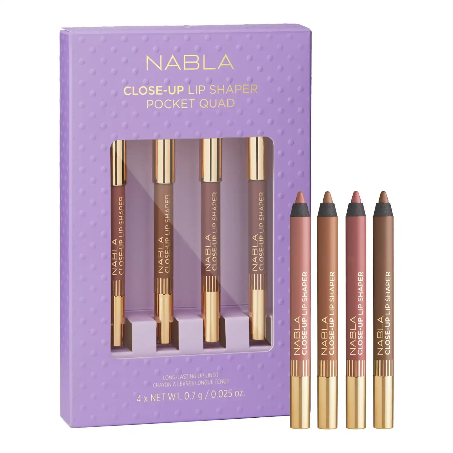 Close-Up Lip Shaper Pocket Quad Set de maquillaje para labios - Nabla - Comparador de precios