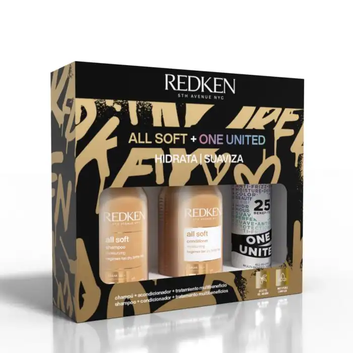 Cofre para Navidad All Soft + One United 750 ml - Redken - Comparador de precios
