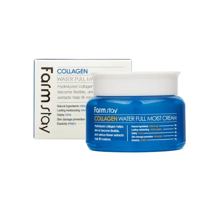 Crema idratante completa all'acqua di collagene 100 gr - FARM STAY - Comparador de precios