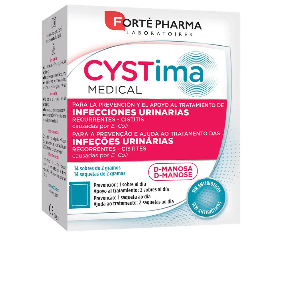 Cystima Médical infecciones urinarias 14 sobres - Forté Pharma - Comparador de precios
