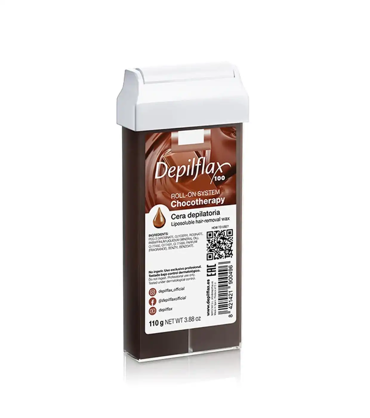 Depilflax - Recambio cera tibia liposoluble roll-on - Chocotherapy - Depilflax - Comparador de precios