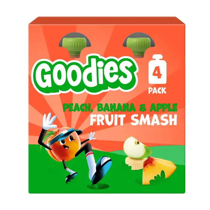 Goodies bolsitas melocotón plátano y manzana - Hero Baby - Comparador de precios
