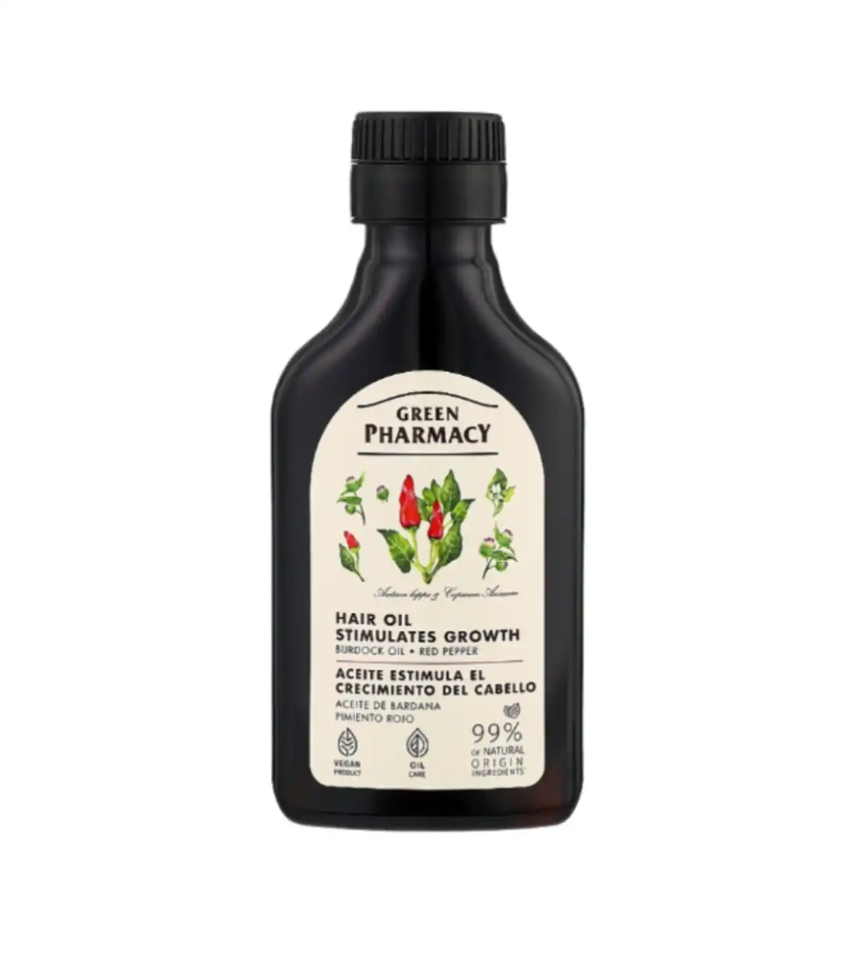 Green Pharmacy - Aceite estimulador del cabello - Bardana y Pimiento rojo - Green Pharmacy - Comparador de precios