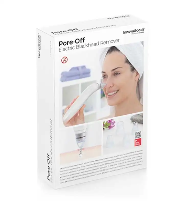 InnovaGoods - Limpiador facial eléctrico para puntos negros Pore·Off - InnovaGoods - Comparador de precios