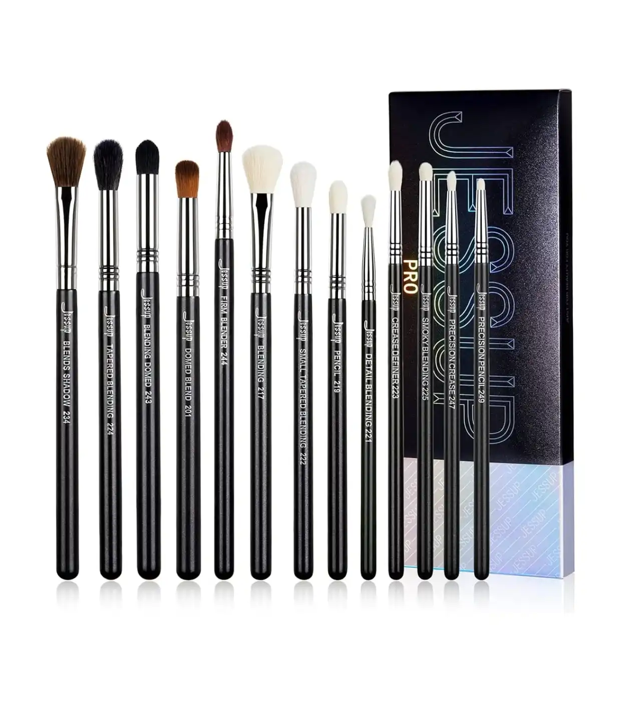 Jessup Beauty - Set de pinceles PRO 13pcs - T338: Black/Silver - Jessup Beauty - Comparador de precios