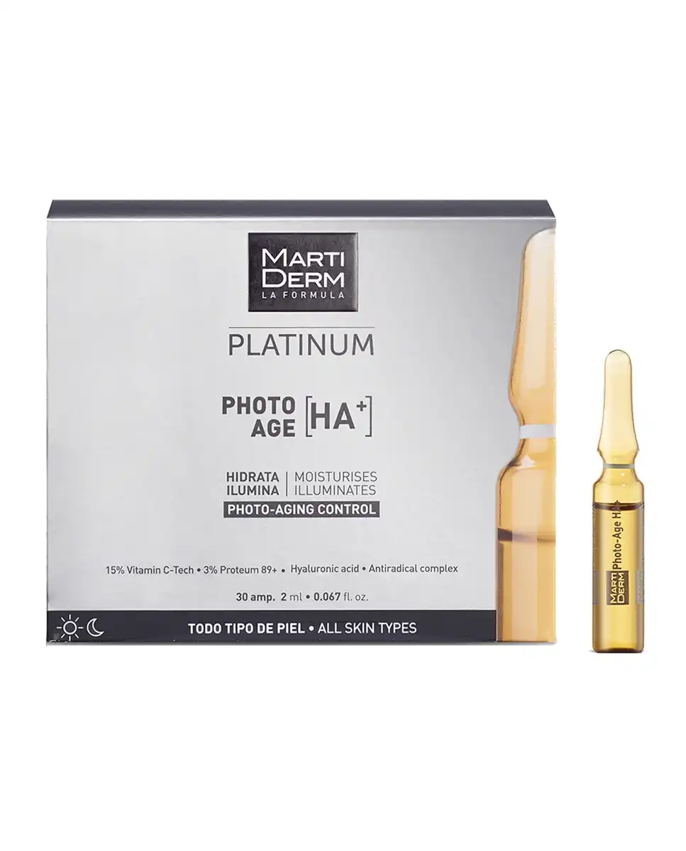 MartiDerm - 30 Ampollas Platinum Photo-Age HA+ - MartiDerm - Comparador de precios