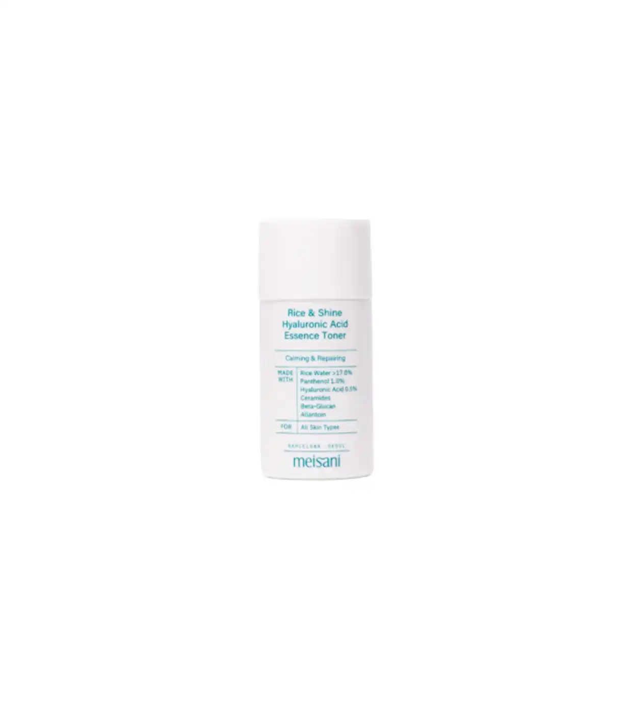 Meisani - Tónico calmante y reparador Rice & Shine Hyaluronic Acid - Mini talla - Meisani - Comparador de precios