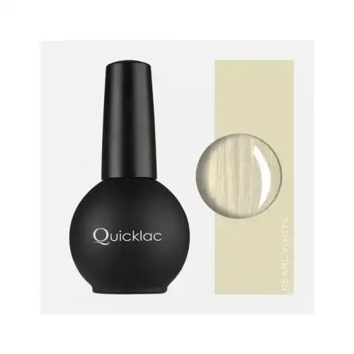 Mia Make Up - Quicklac Semipermanente Lacas de uñas 15 ml PEARL WHITE - Mia Make Up - Comparador de precios