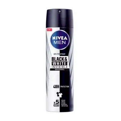 Nivea Desodorante For Men Spray Black And White, 200 ml - Nivea - Comparador de precios