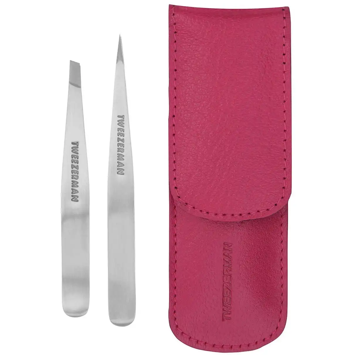 Petite Tweeze Set with Case - Pink Pinzas Petite Tweeze Set With Pink Case - Tweezerman - Comparador de precios