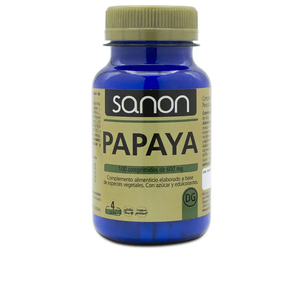 Sanon papaya 100 comprimidos de 600 mg - SANON - Comparador de precios