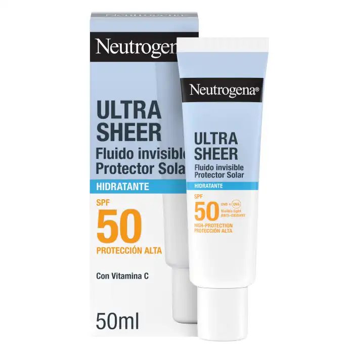 Ultra Sheer Fluido Invisible Hidratante SPF50 50 ml - Neutrogena - Comparador de precios