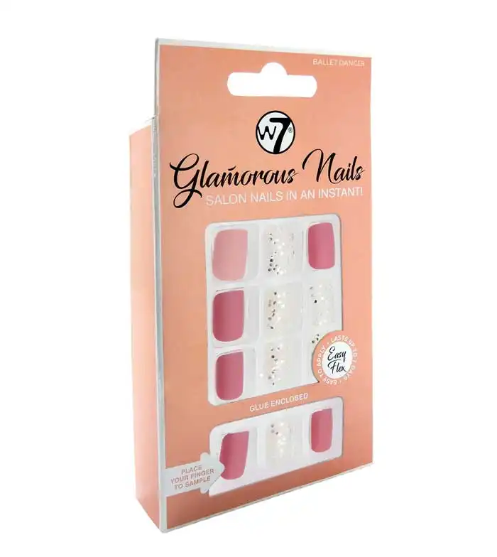 W7 - Uñas postizas Glamorous Nails - Ballet Dancer - W7 - Comparador de precios