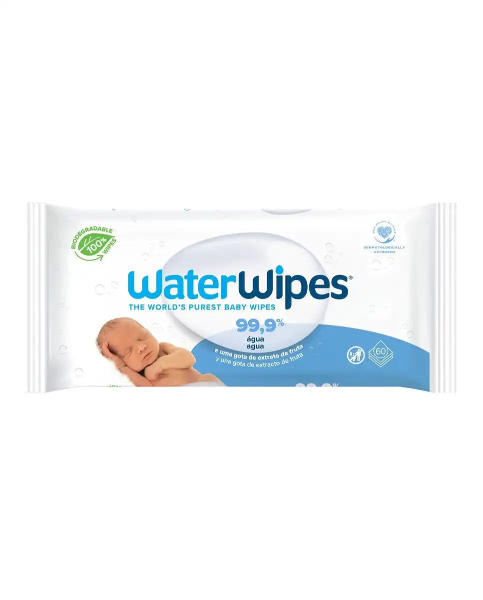 WaterWipes - 60 Unidades Toallitas Para Bebé - WaterWipes - Comparador de precios