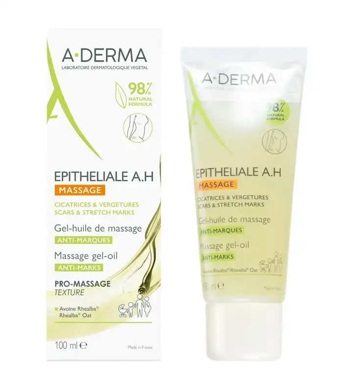 A-Derma - *Epitheliale A.H* - Aceite-gel de masaje anti-marcas Massage - 100ml - A-derma - Comparador de precios