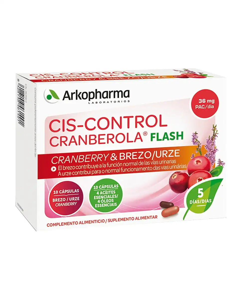 Arkopharma - Bienestar Urinario Cramberola Flash Cis-Control - Arkopharma - Comparador de precios