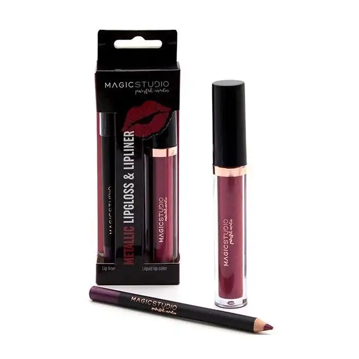 Brillo de Labios Metálico - Delineador de Labios - Magic Studio - Comparador de precios