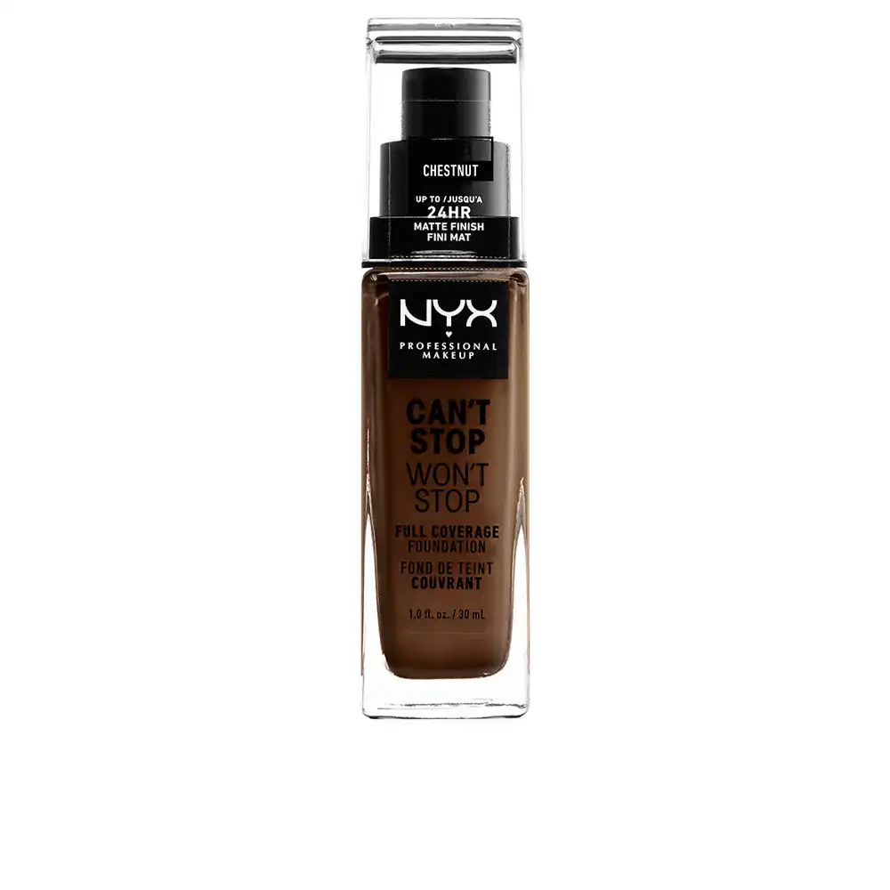 CAN’T Stop WON’T Stop full coverage foundation #chestnut - NYX PROFESSIONAL MAKE UP - Comparador de precios