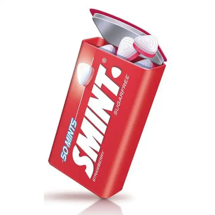 Caramelos duros Fresa Sin azúcar en lata - SMINT - Comparador de precios