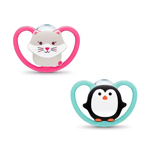 Chupete Space Silicona 2Ud - NUK - Comparador de precios