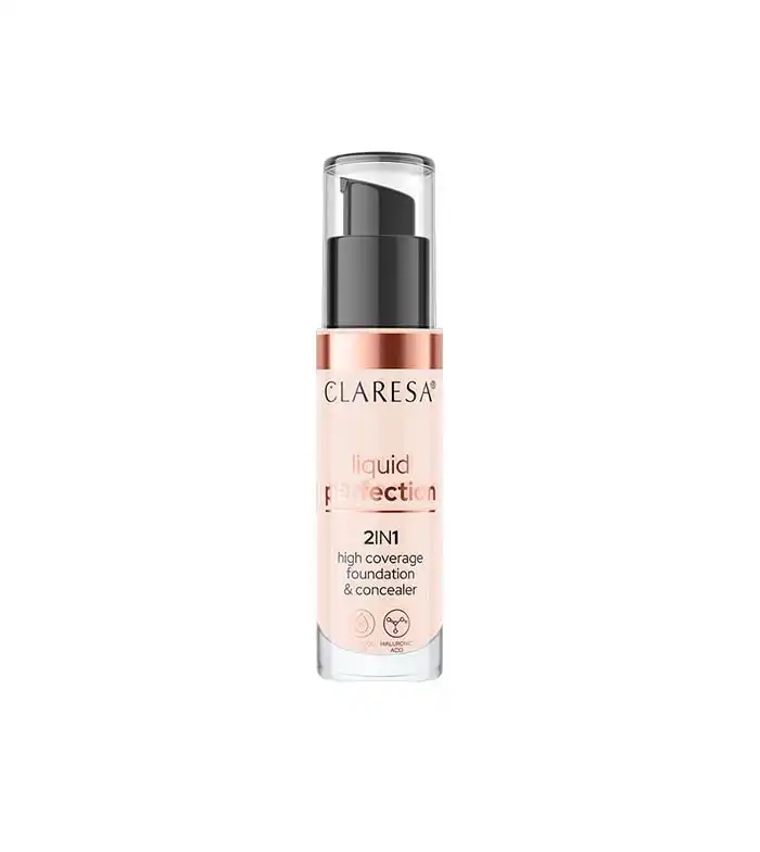 Claresa - Corrector y base de maquillaje 2 en 1 Liquid Perfection - 101: Light - Claresa - Comparador de precios