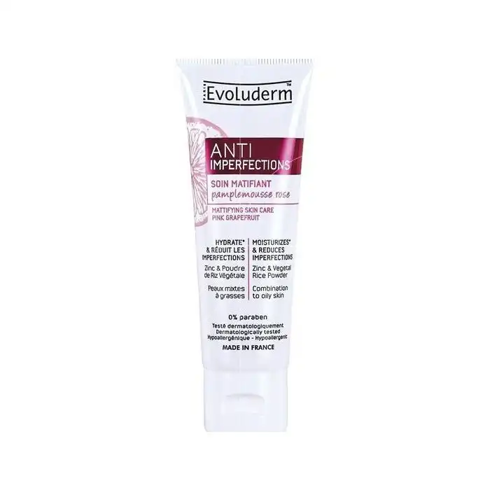Crema Matificante Anti Imperfecciones 50 ml - Evoluderm - Comparador de precios