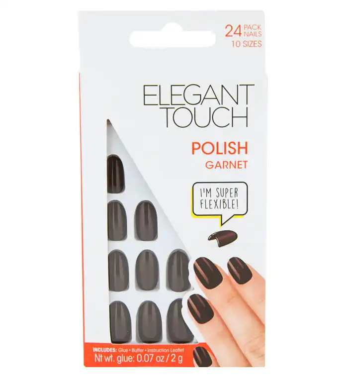 Elegant Touch - Uñas Postizas Polish - Garnet - Elegant Touch - Comparador de precios