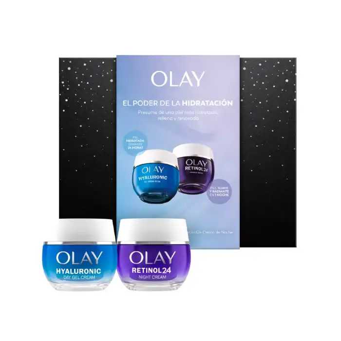 Estuche Olay Hyaluronic Vitamina B5 + Olay Retinol24 - Olay - Comparador de precios