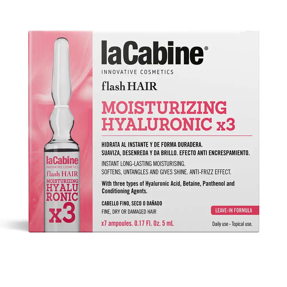 Flash Hair hidratante hyalurónico 7 x 5 ml - LA CABINE - Comparador de precios