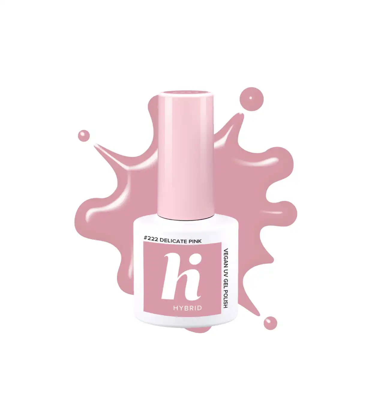Hi Hybrid - Esmalte de uñas semipermanente - 222: Delicate Pink - Hi Hybrid - Comparador de precios