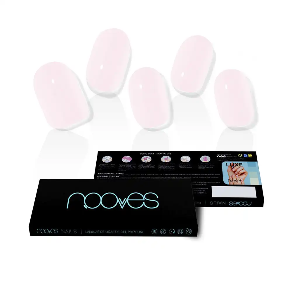Láminas De Uñas De Gel pale rose premium luxe solid #rosa - Nooves - Comparador de precios