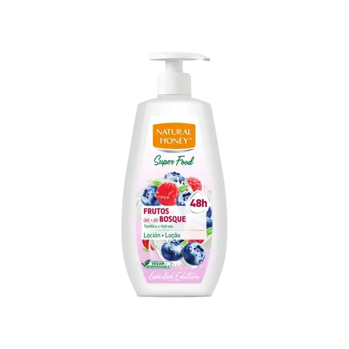 Loción Super Food Frutos del Bosque 360 ml - Natural Honey - Comparador de precios
