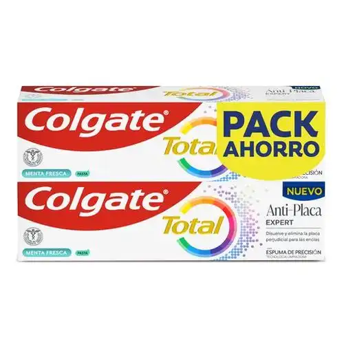 Mejor Dto!   Total Anti-Placa Expert Menta Fresca  75 ml Duplo Pasta de dientes - Colgate - Comparador de precios