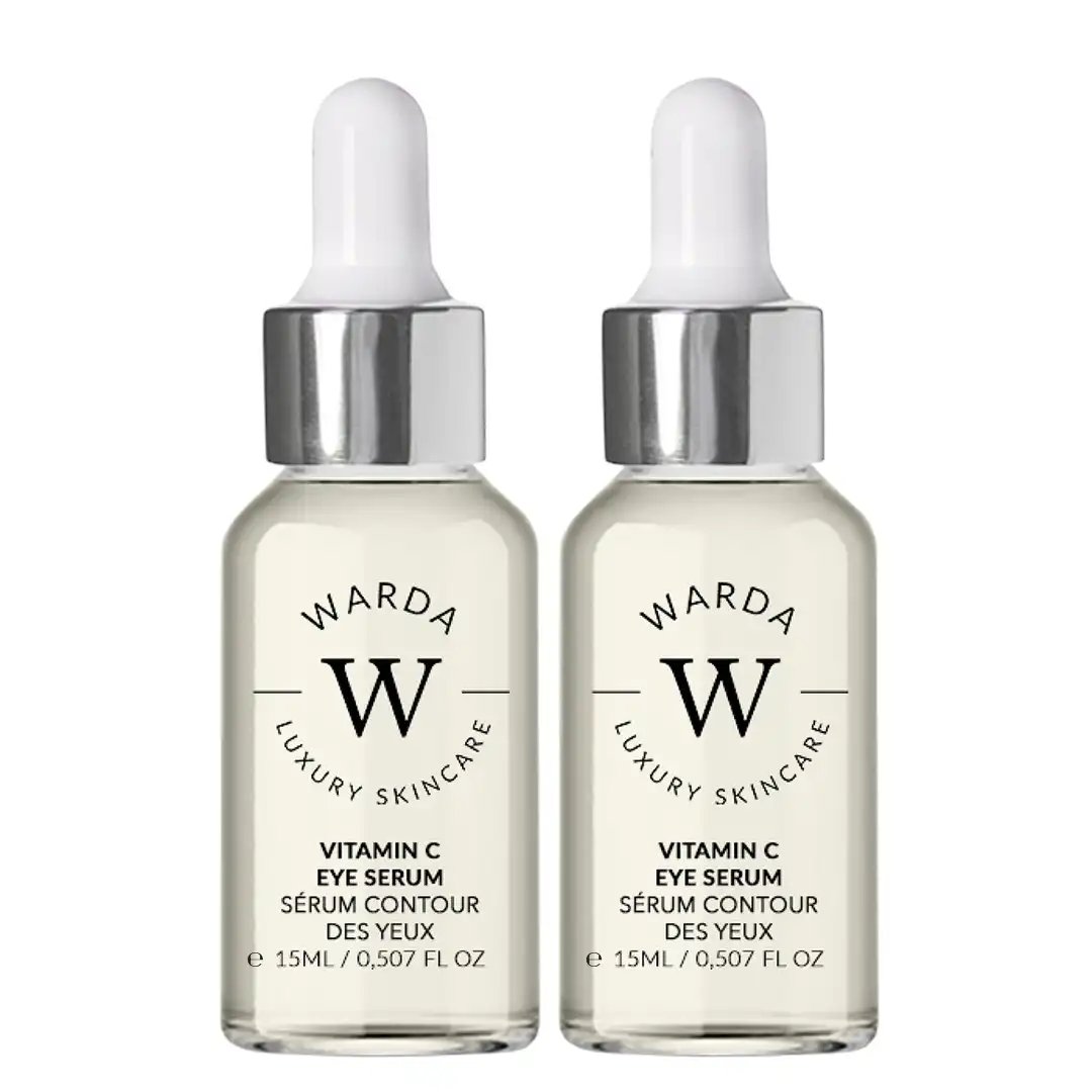 Paquete doble de suero de vitamina C Suero contorno de ojos - Warda Luxury Skincare - Comparador de precios